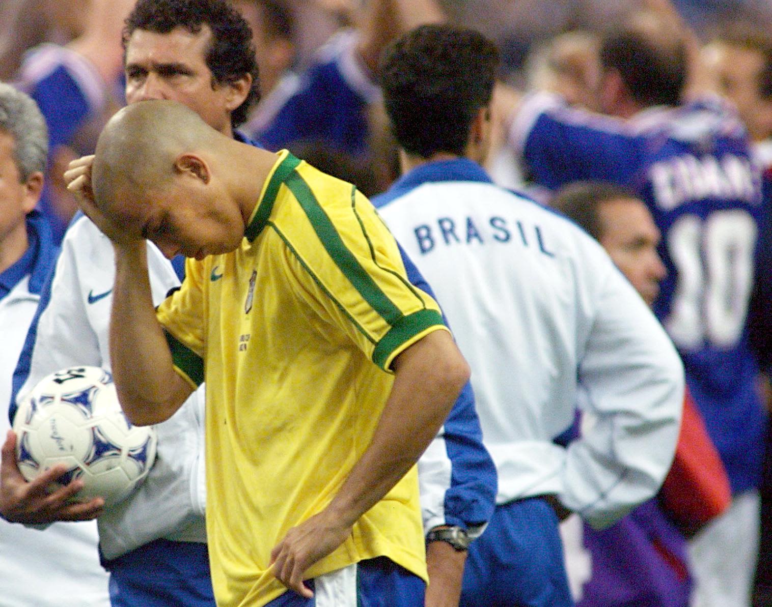 Ronaldo after the 1998 World Cup final